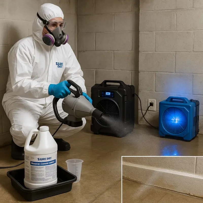Sanitization and Odor Removal process in Riverwoods, IL