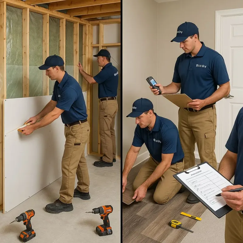 Repairs and Reconstruction process in Riverwoods, IL